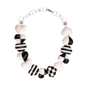 CHESS HEART NECKLACE