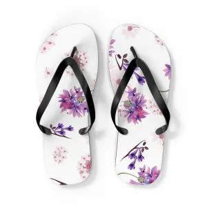 ChillKickz Floral Flip Flops - Trendy Summer Footwear for Beach and Casual Outings