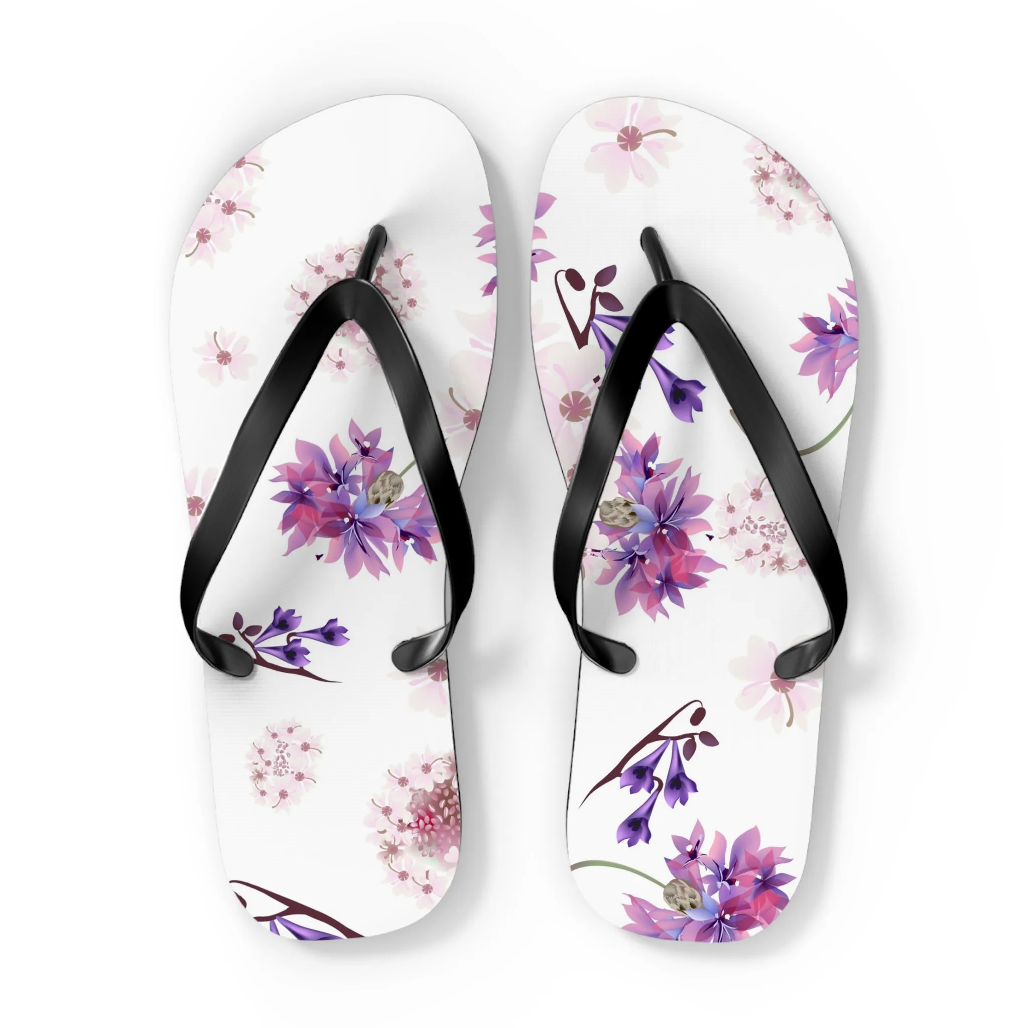 ChillKickz Floral Flip Flops - Trendy Summer Footwear for Beach and Casual Outings