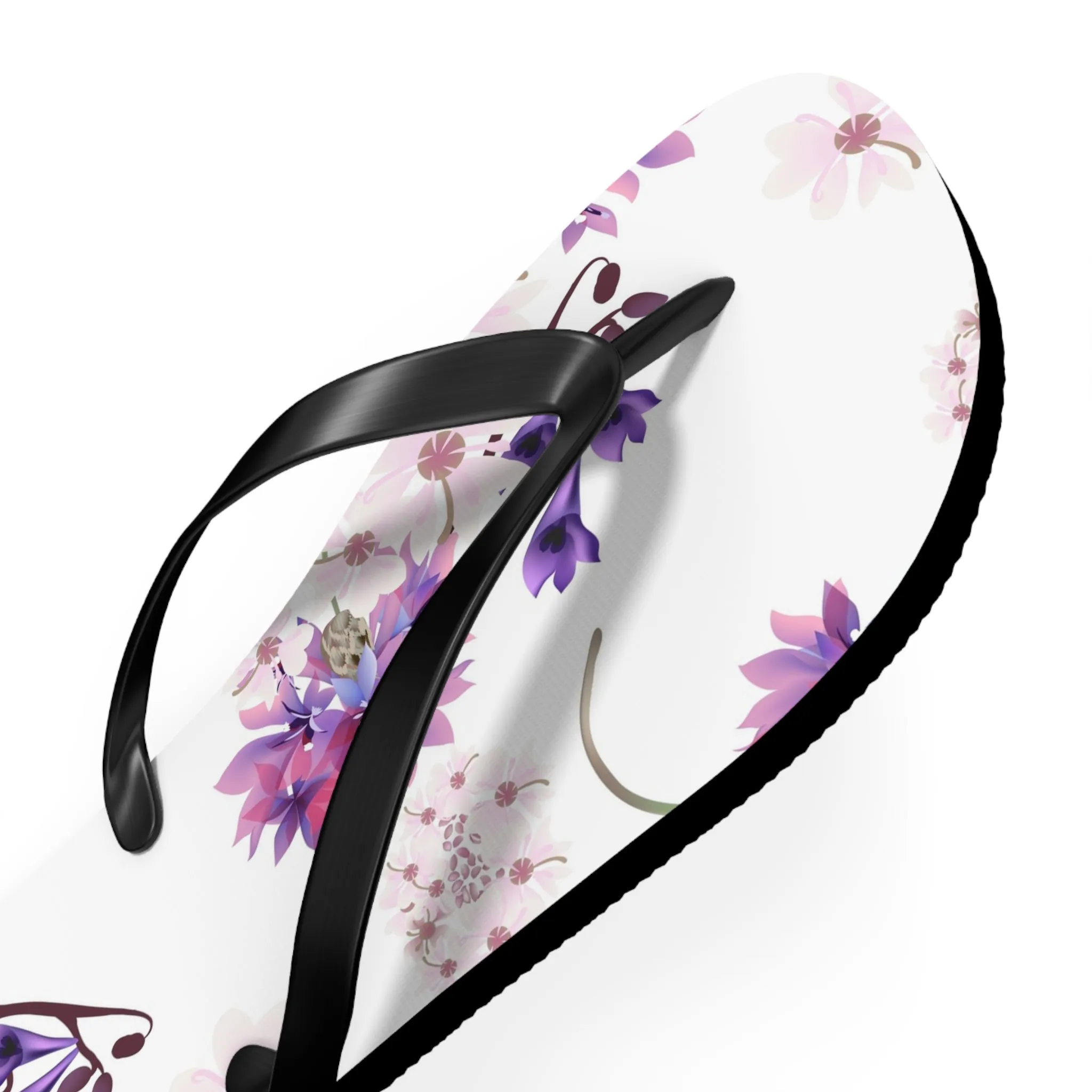 ChillKickz Floral Flip Flops - Trendy Summer Footwear for Beach and Casual Outings