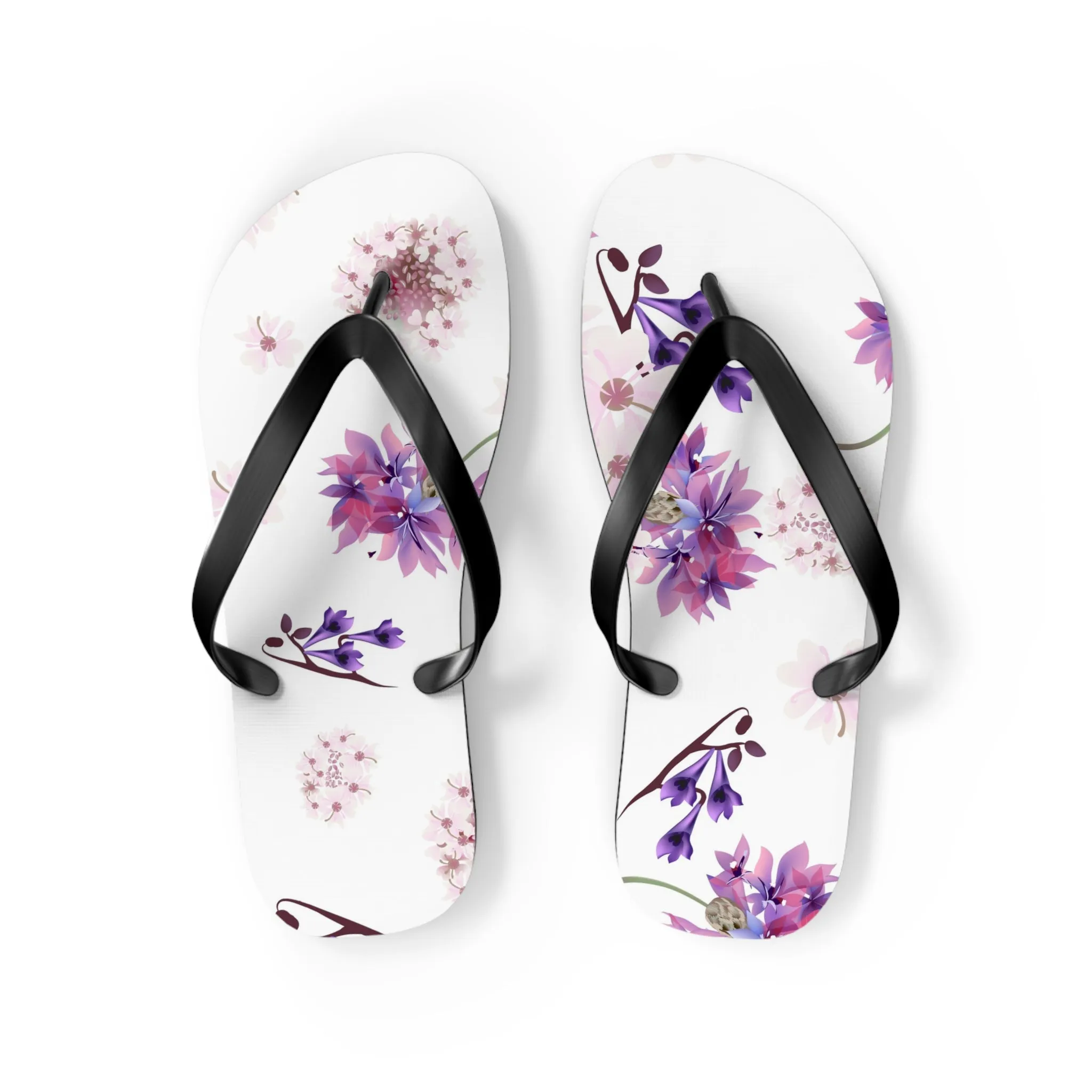 ChillKickz Floral Flip Flops - Trendy Summer Footwear for Beach and Casual Outings