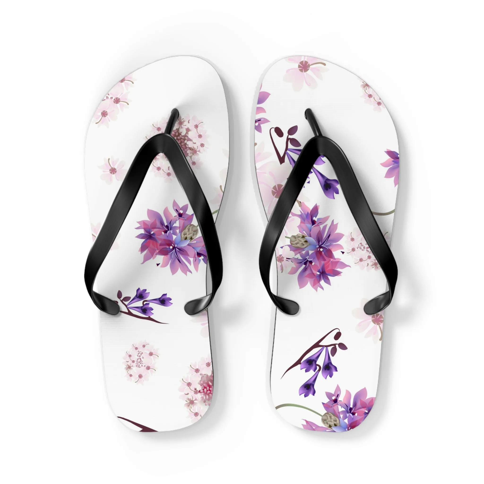 ChillKickz Floral Flip Flops - Trendy Summer Footwear for Beach and Casual Outings