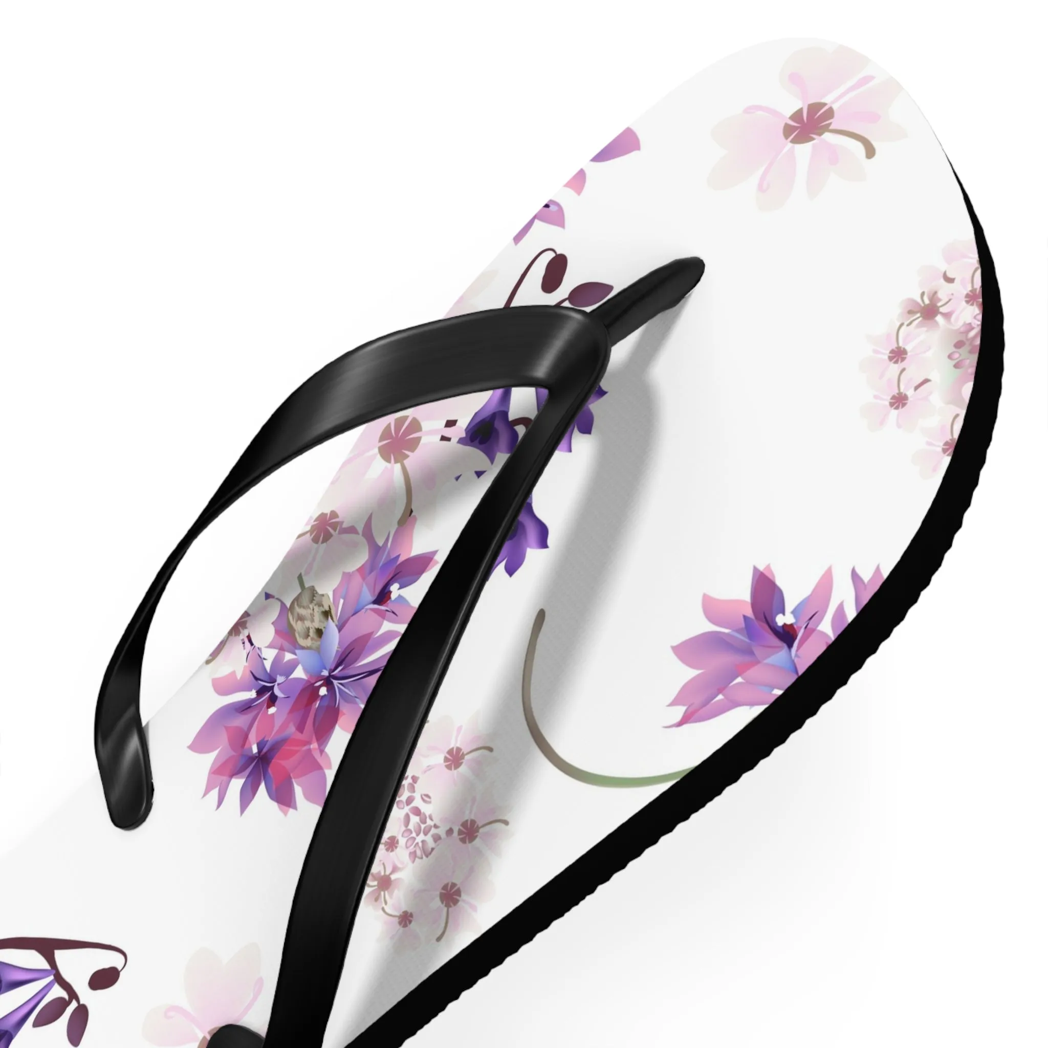ChillKickz Floral Flip Flops - Trendy Summer Footwear for Beach and Casual Outings
