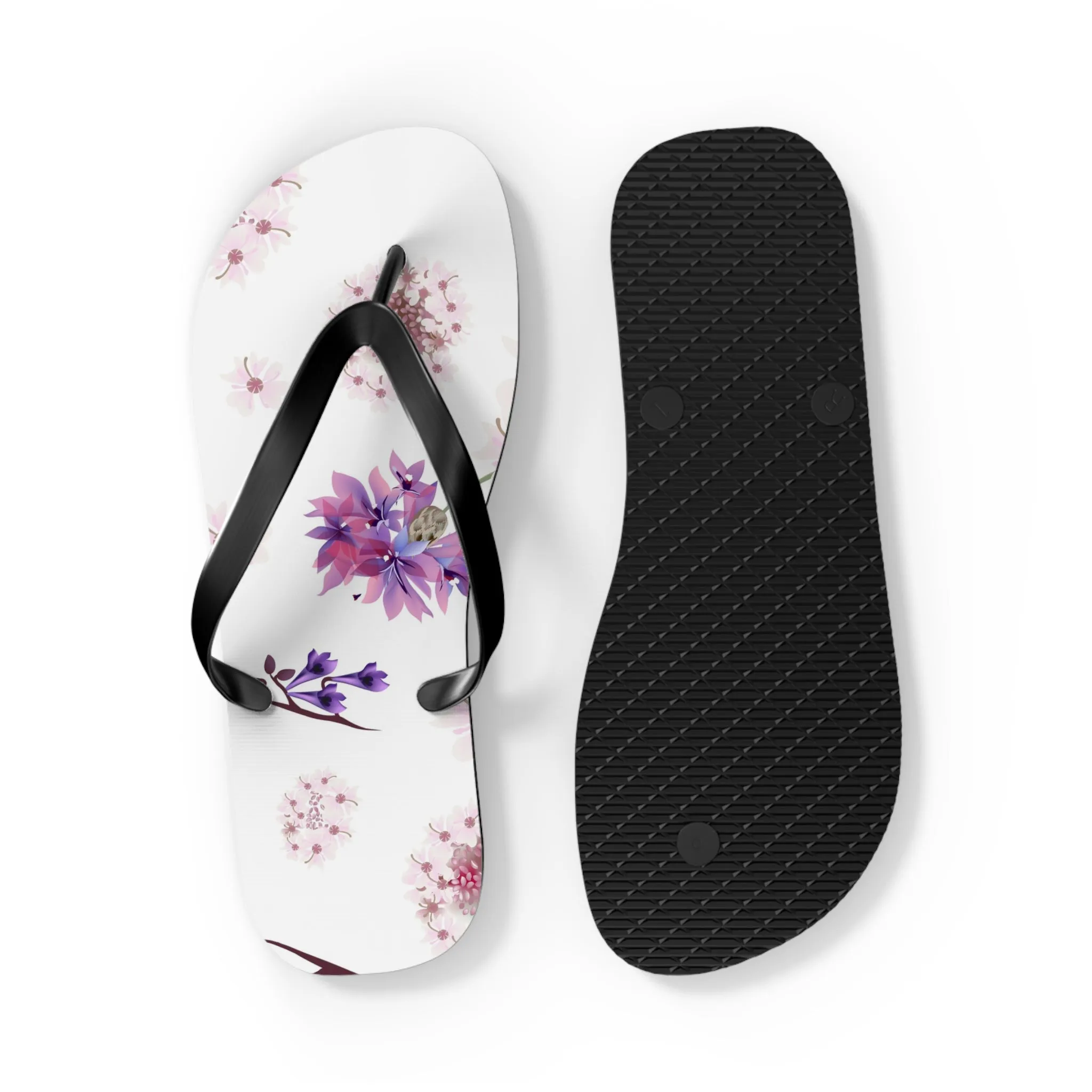 ChillKickz Floral Flip Flops - Trendy Summer Footwear for Beach and Casual Outings