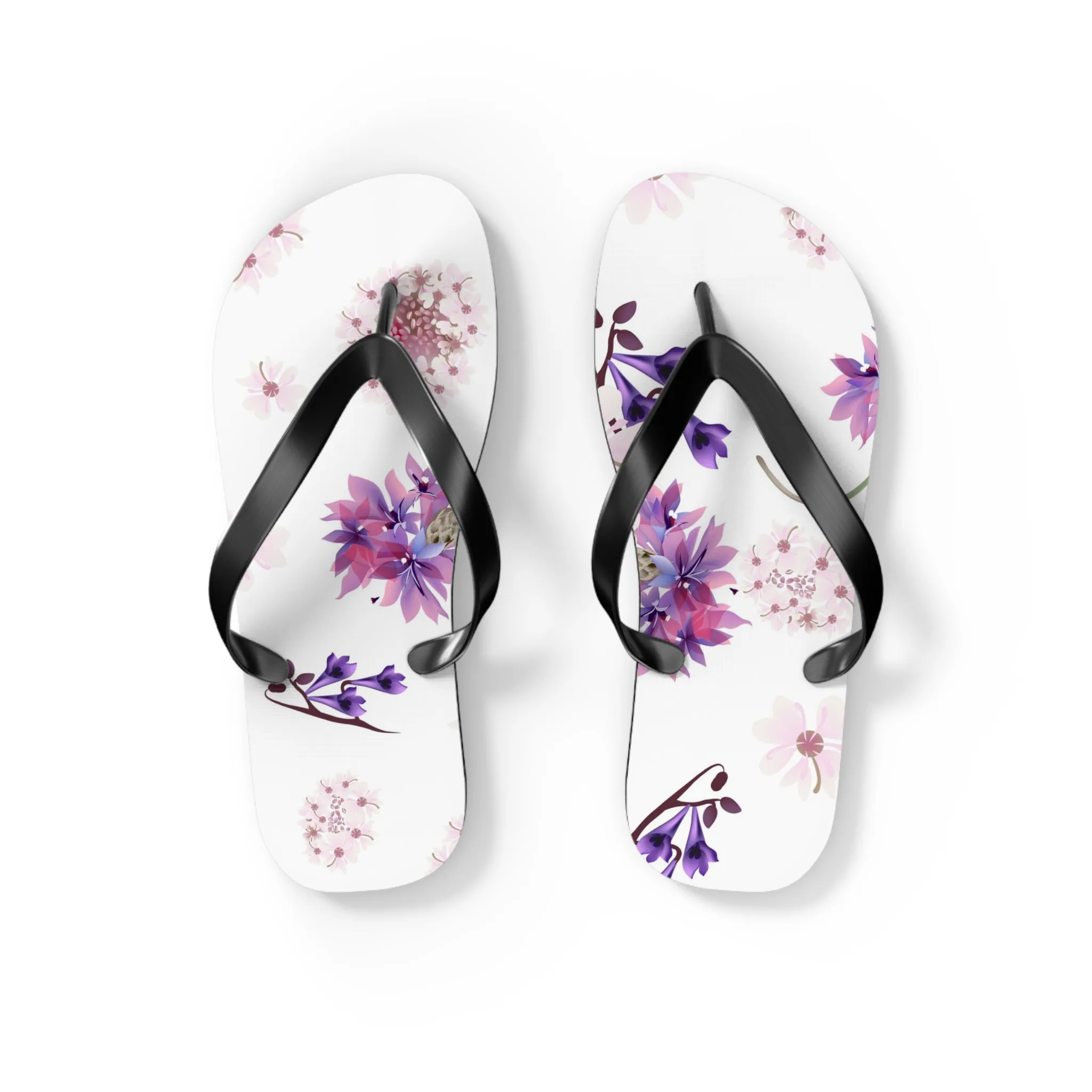 ChillKickz Floral Flip Flops - Trendy Summer Footwear for Beach and Casual Outings