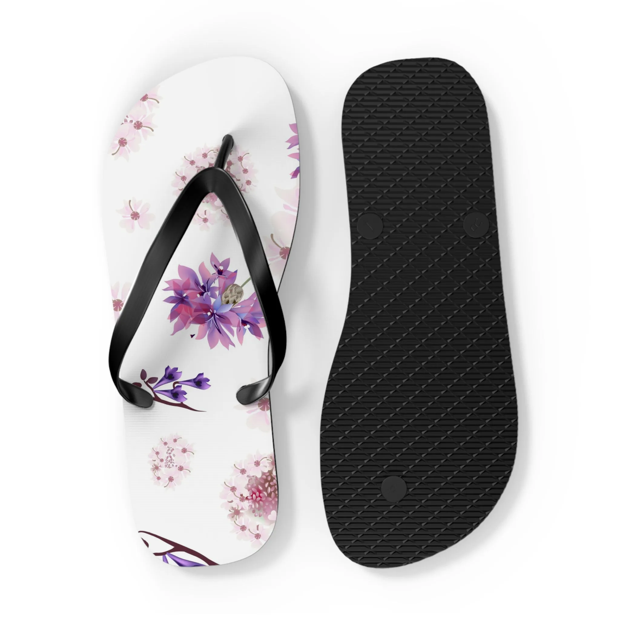 ChillKickz Floral Flip Flops - Trendy Summer Footwear for Beach and Casual Outings