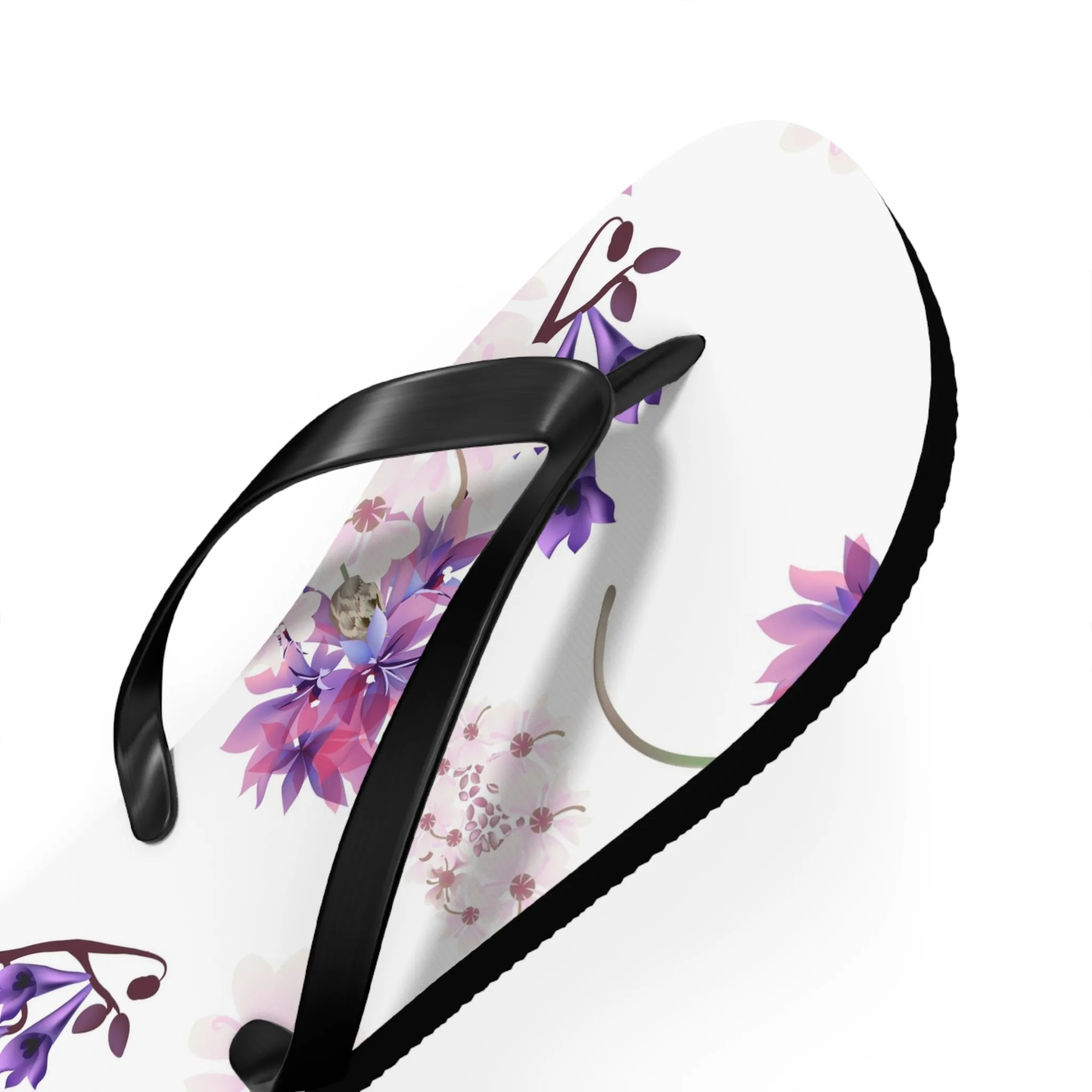 ChillKickz Floral Flip Flops - Trendy Summer Footwear for Beach and Casual Outings