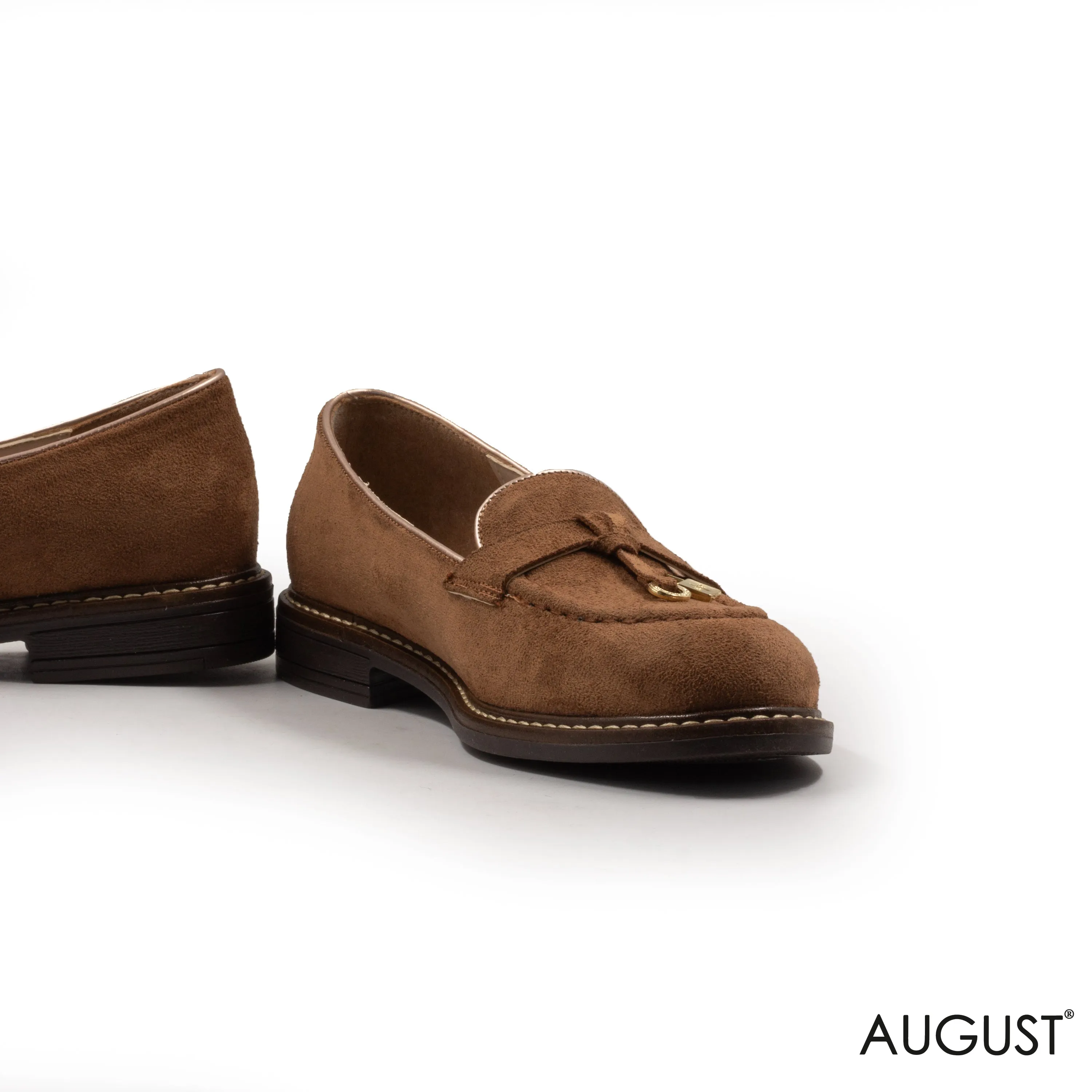 CLASSIC CHAMOIS LEATHER TASSEL LOAFERS