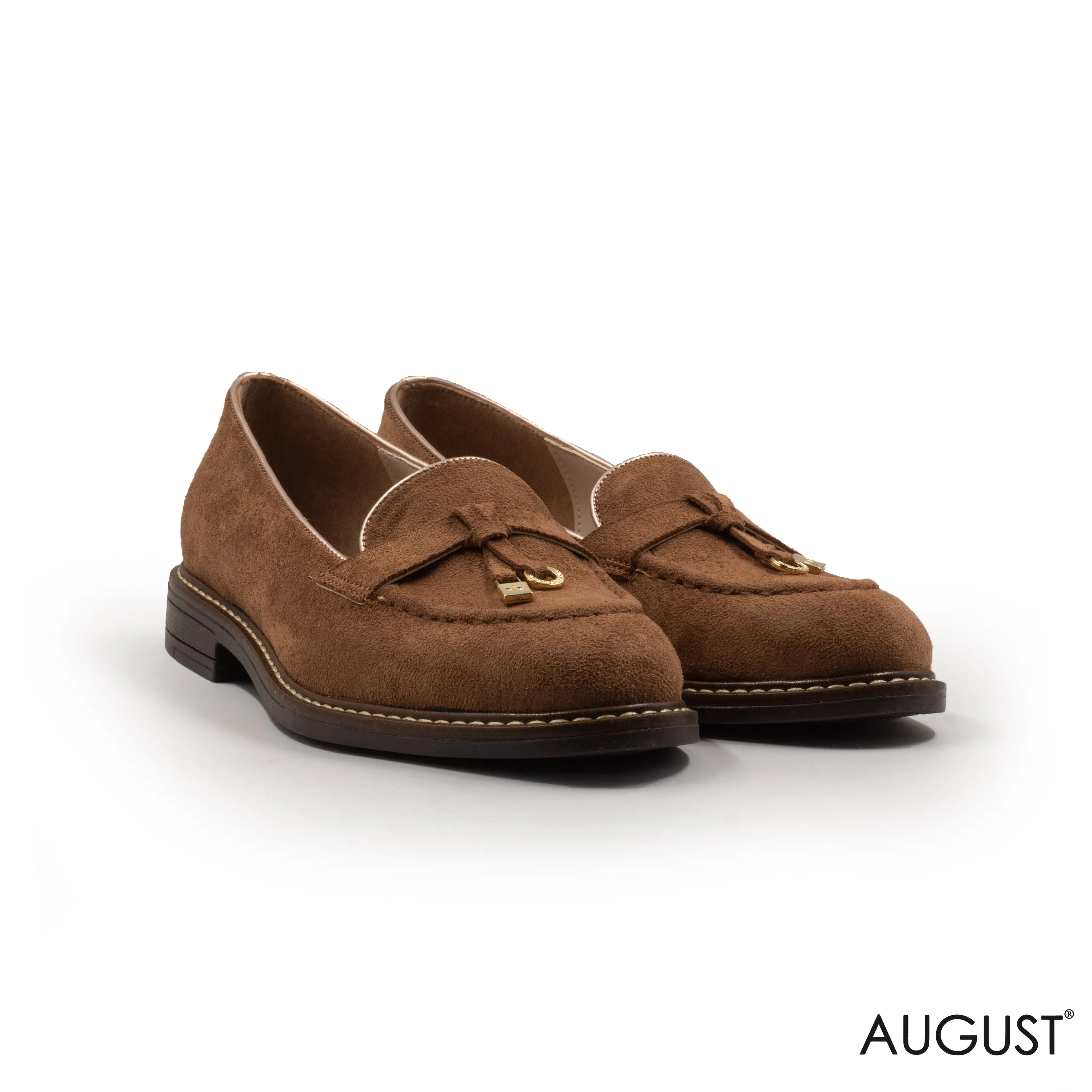 CLASSIC CHAMOIS LEATHER TASSEL LOAFERS