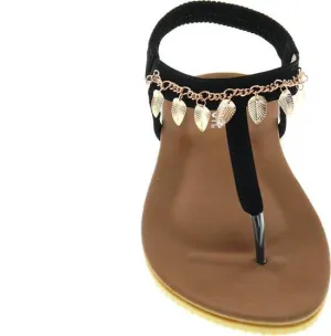 Comfort sandalen met voetbed voor dames – Bohemian Style Slippers with Charms by Mrchlabel
