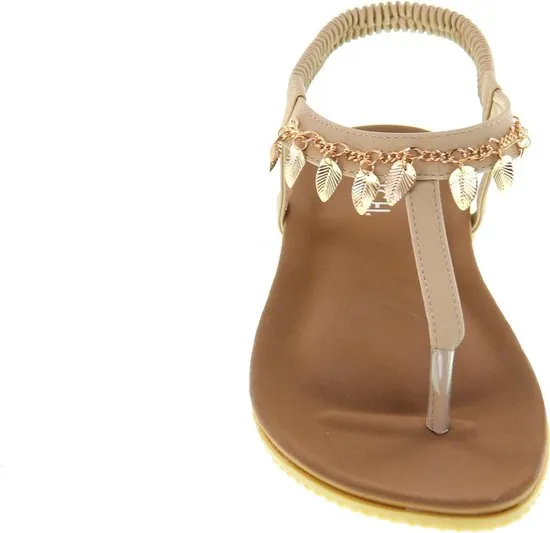 Comfort sandalen met voetbed voor dames – Bohemian Style Slippers with Charms by Mrchlabel