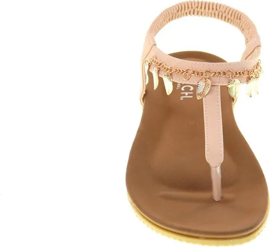 Comfort sandalen met voetbed voor dames – Bohemian Style Slippers with Charms by Mrchlabel