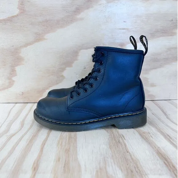 Dr. Martens - Softy T - Lace Up Boots - Black - Kids Little Girl's - 2 - 1460J