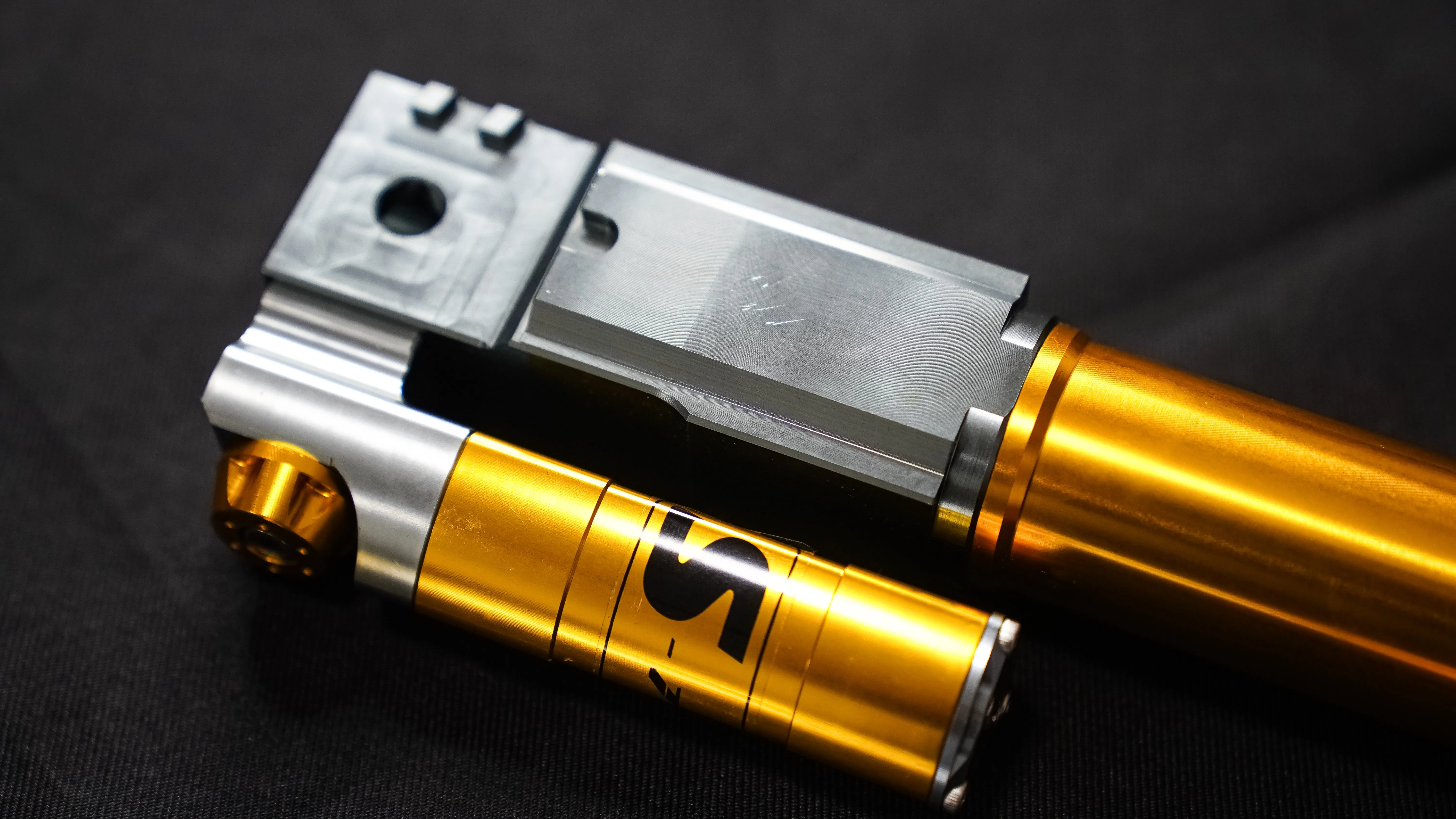 E - TRC S-TECH FRONT SHOCK MIO / FINO / SOULTY (GOLD)