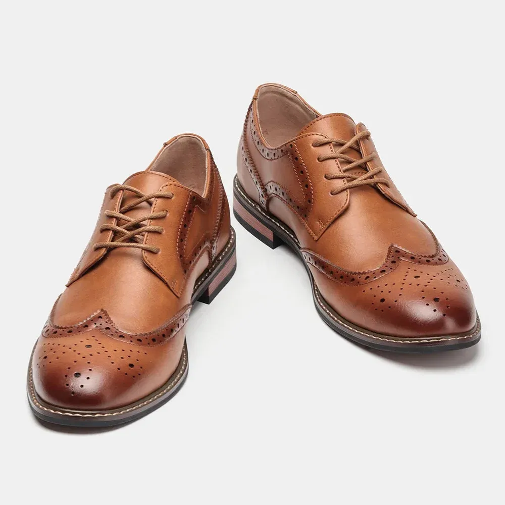 Edward - Leather Brogue Shoes