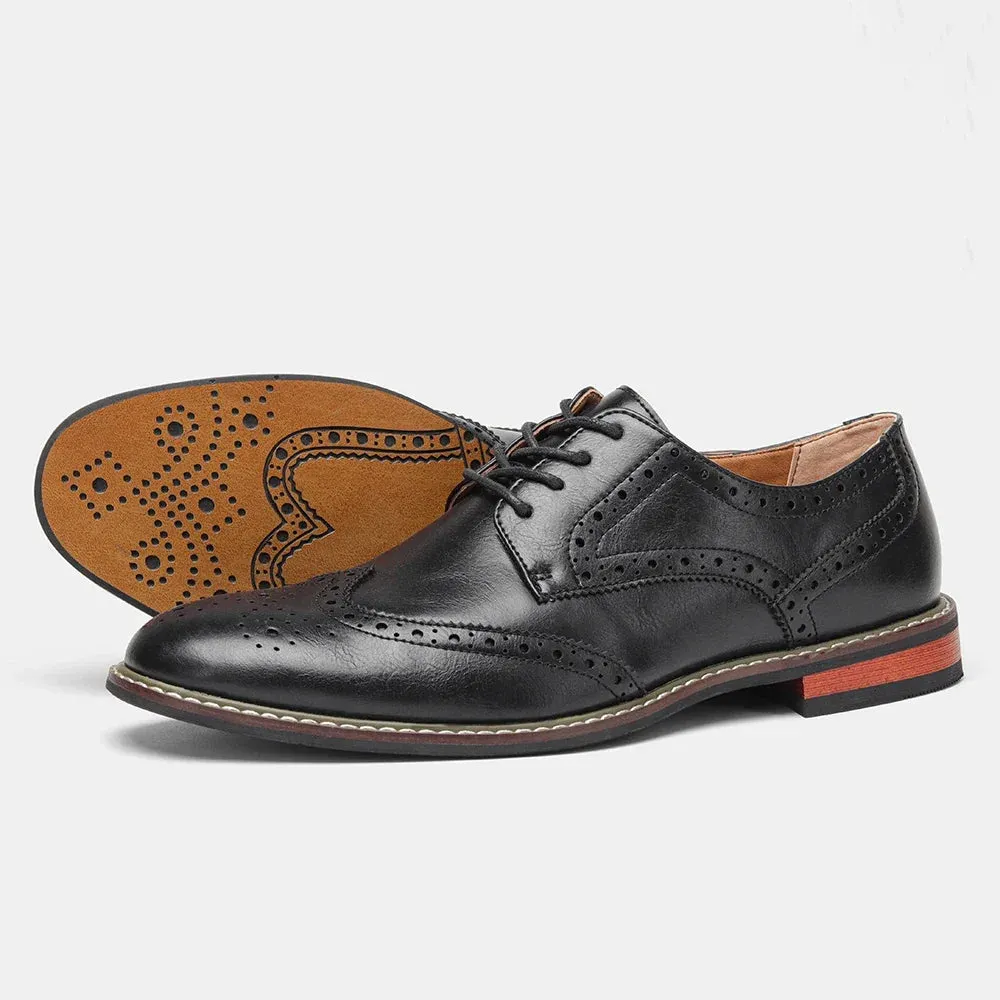 Edward - Leather Brogue Shoes