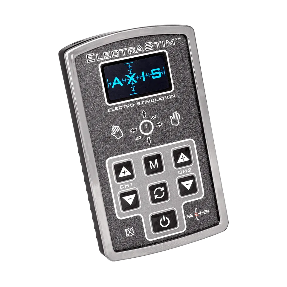 ElectraStim AXIS Dual Channel Electro Stimulator - 99 Intensity Levels, 7 Modes, Gesture & Audio Control