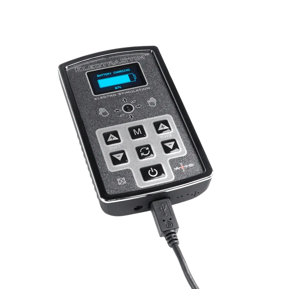 ElectraStim AXIS Dual Channel Electro Stimulator - 99 Intensity Levels, 7 Modes, Gesture & Audio Control
