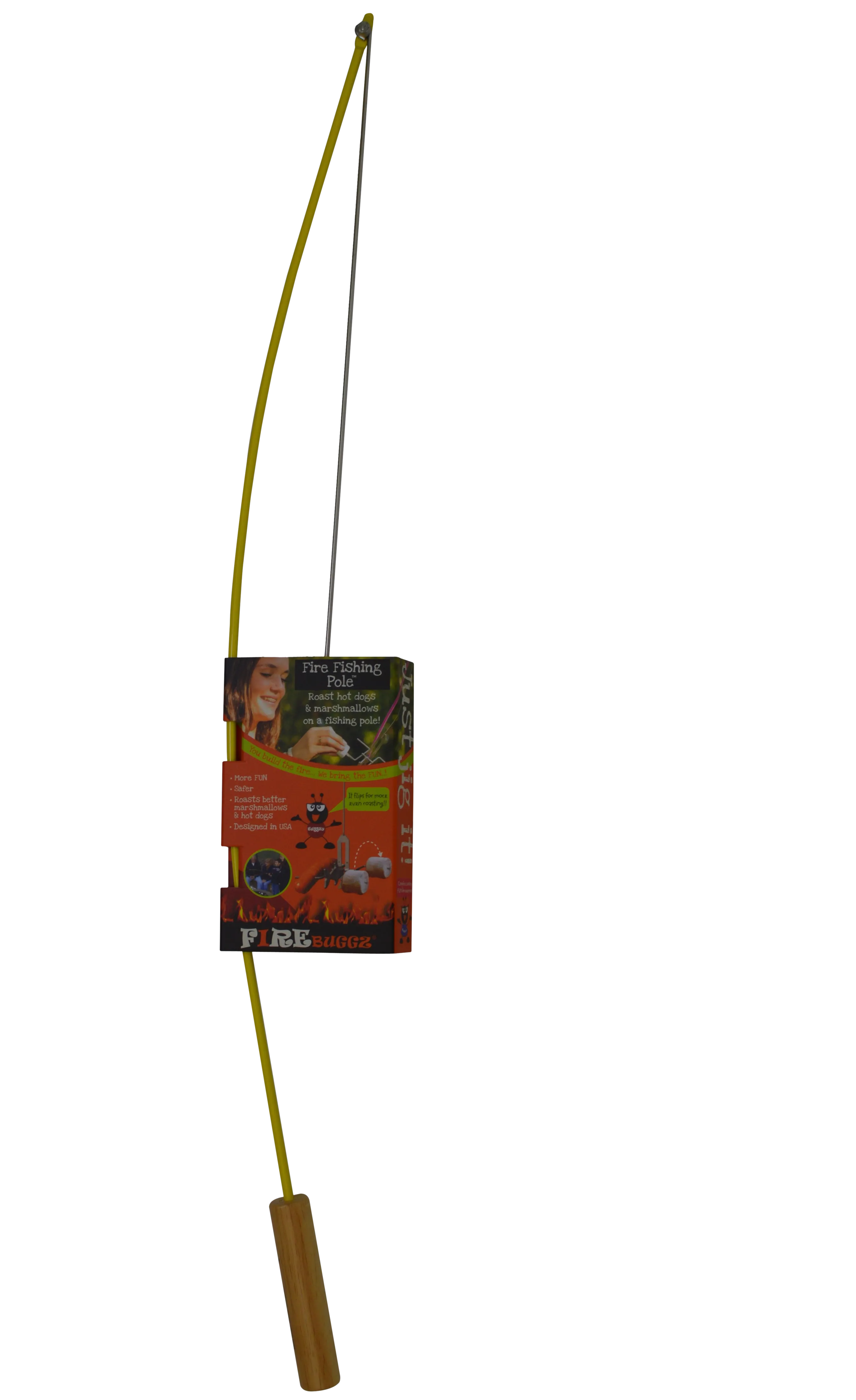Firebuggz - Fire Fishing Pole: Red