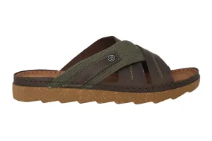 'Foggia' men's sandal - green