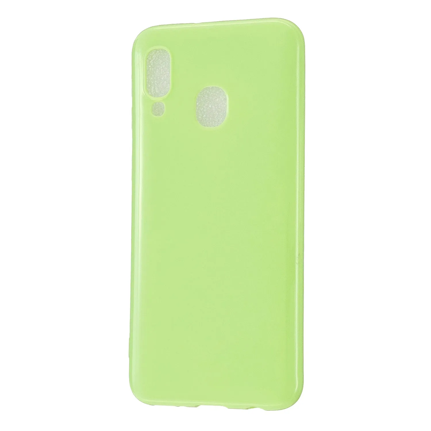 For Samsung A20E/A40/A70 Cellphone Cover Soft TPU Phone Case Simple Profile Scratch Resistant Full Body Protection Shell Bright black
