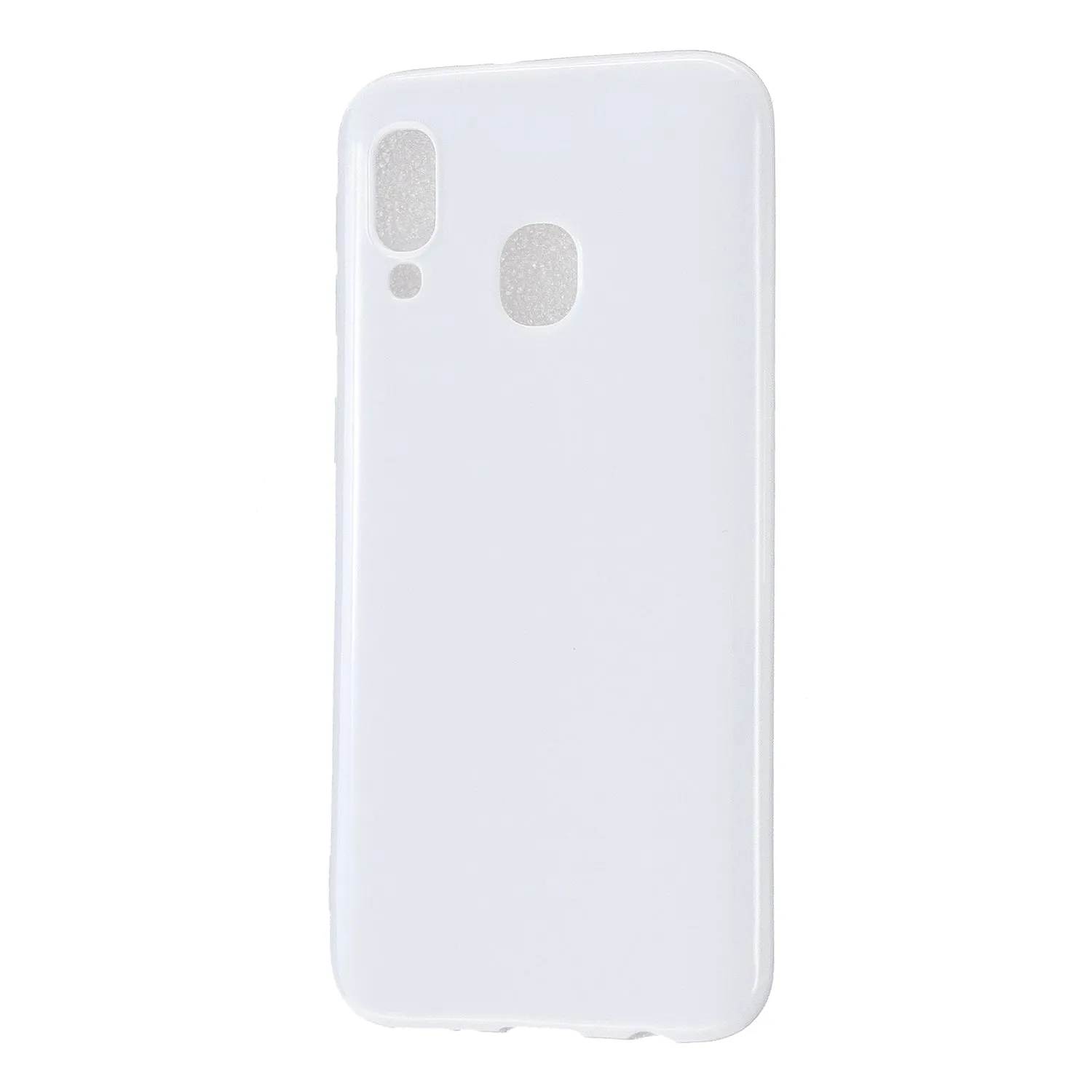 For Samsung A20E/A40/A70 Cellphone Cover Soft TPU Phone Case Simple Profile Scratch Resistant Full Body Protection Shell Milk white