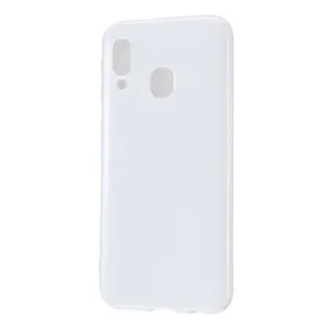 For Samsung A20E/A40/A70 Cellphone Cover Soft TPU Phone Case Simple Profile Scratch Resistant Full Body Protection Shell Milk white