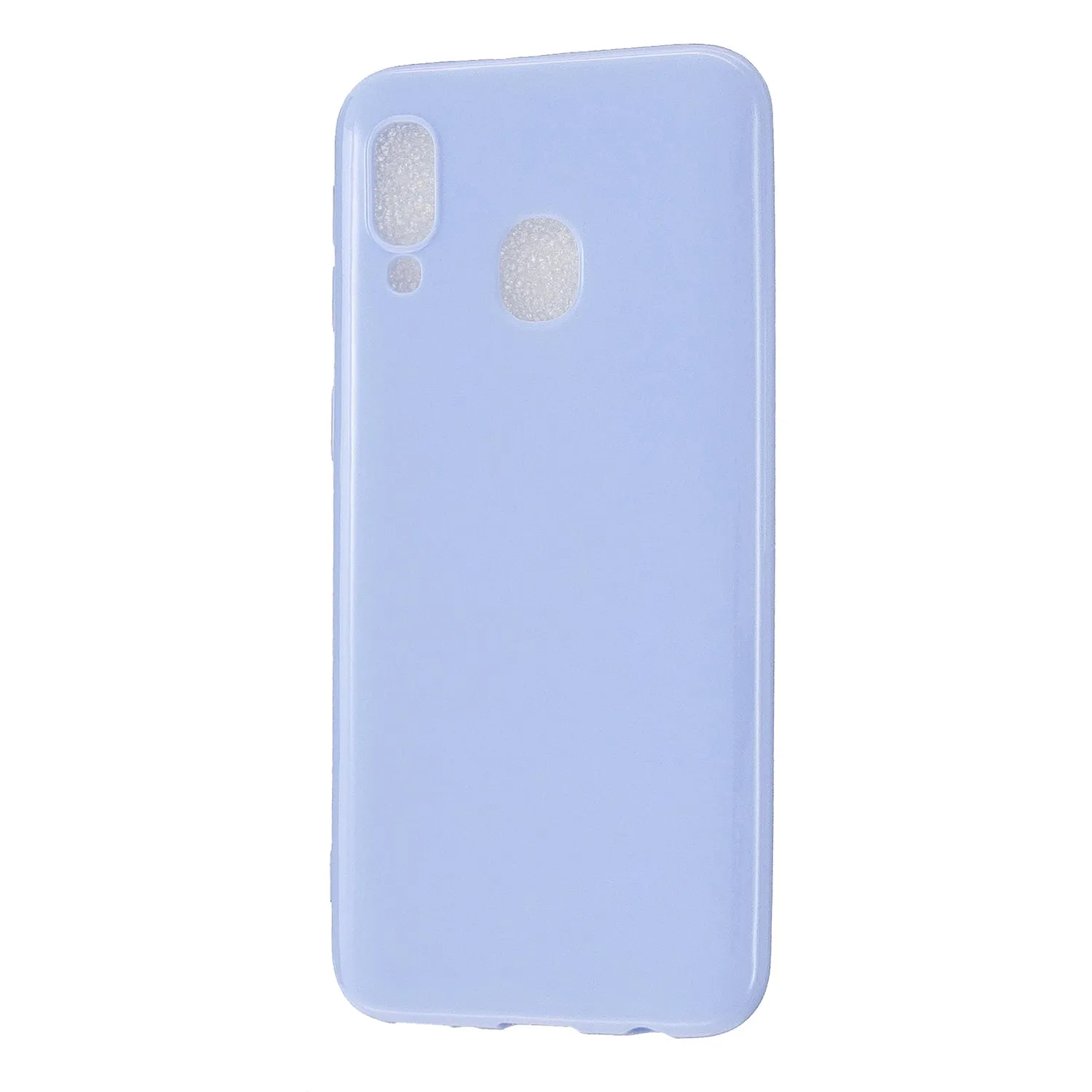 For Samsung A20E/A40/A70 Cellphone Cover Soft TPU Phone Case Simple Profile Scratch Resistant Full Body Protection Shell Taro purple