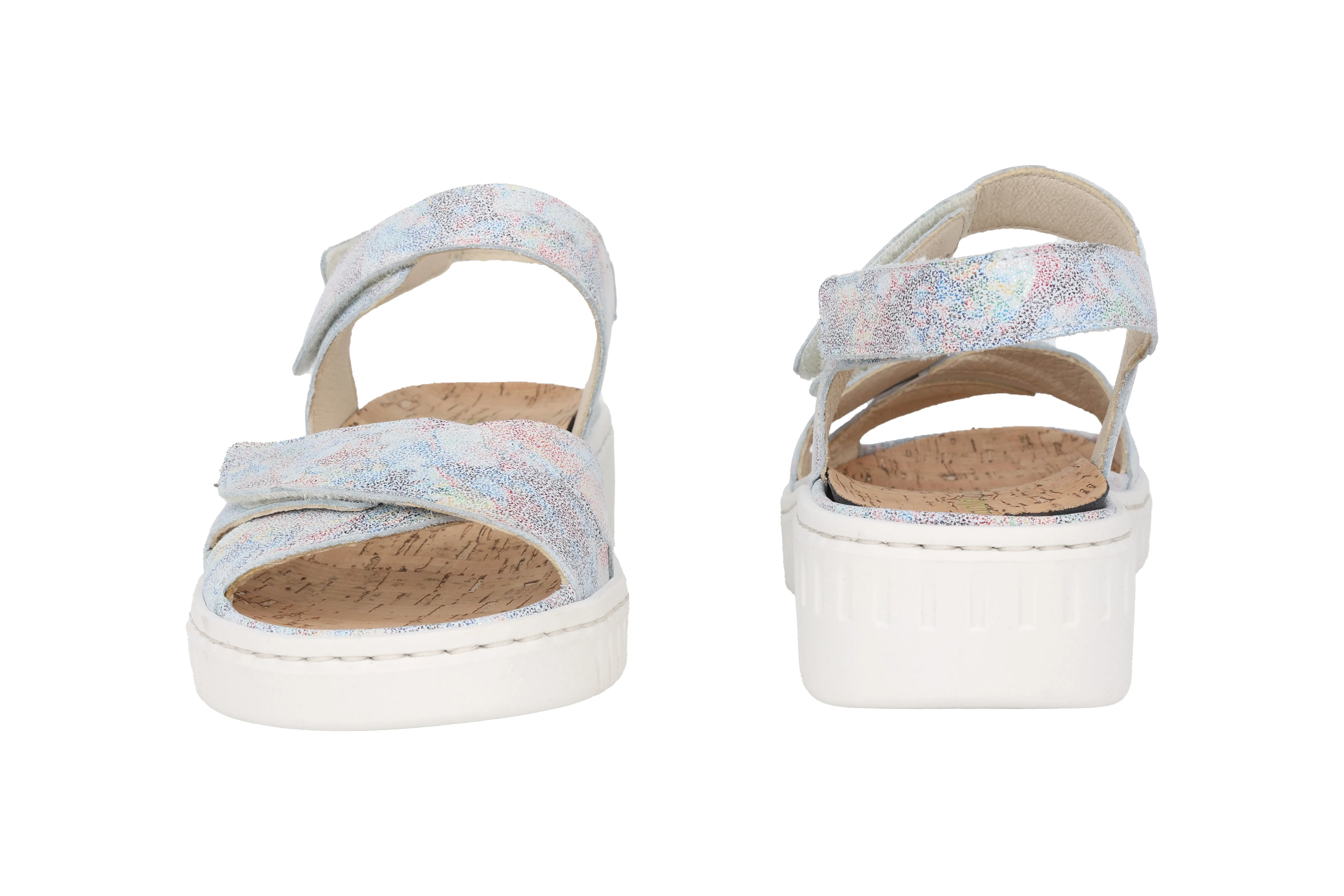 'H-Willow' women's wide fit (H) sandal - multicolour