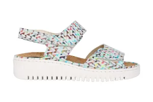 'H-Willow' women's wide fit (H) sandal - multicolour