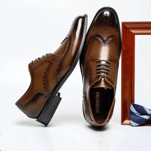 Halston 100% Cowhide Brogues