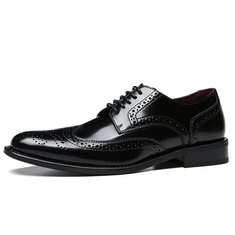 Halston 100% Cowhide Brogues