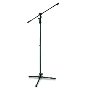 Hercules MS632B Mic Stand with 2-1 Boom Clamp, EZ Grip, EZ Boom And Tripod Base