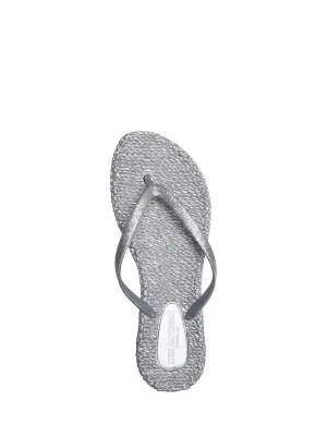 ILSE JACOBSEN  Ladies Thongs - Silver