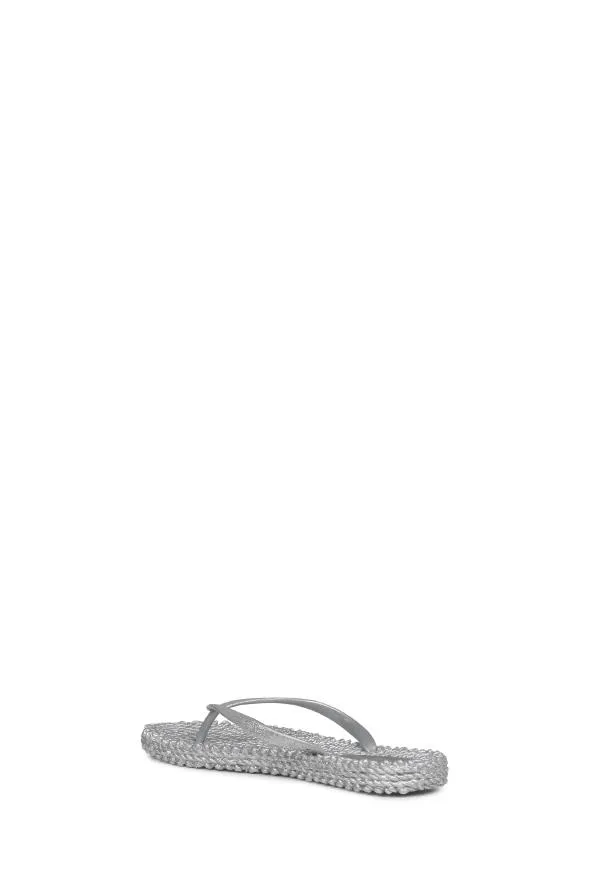 ILSE JACOBSEN  Ladies Thongs - Silver