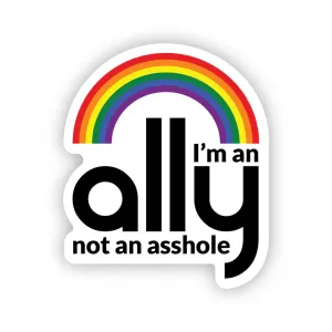 I'm an ally waterproof sticker