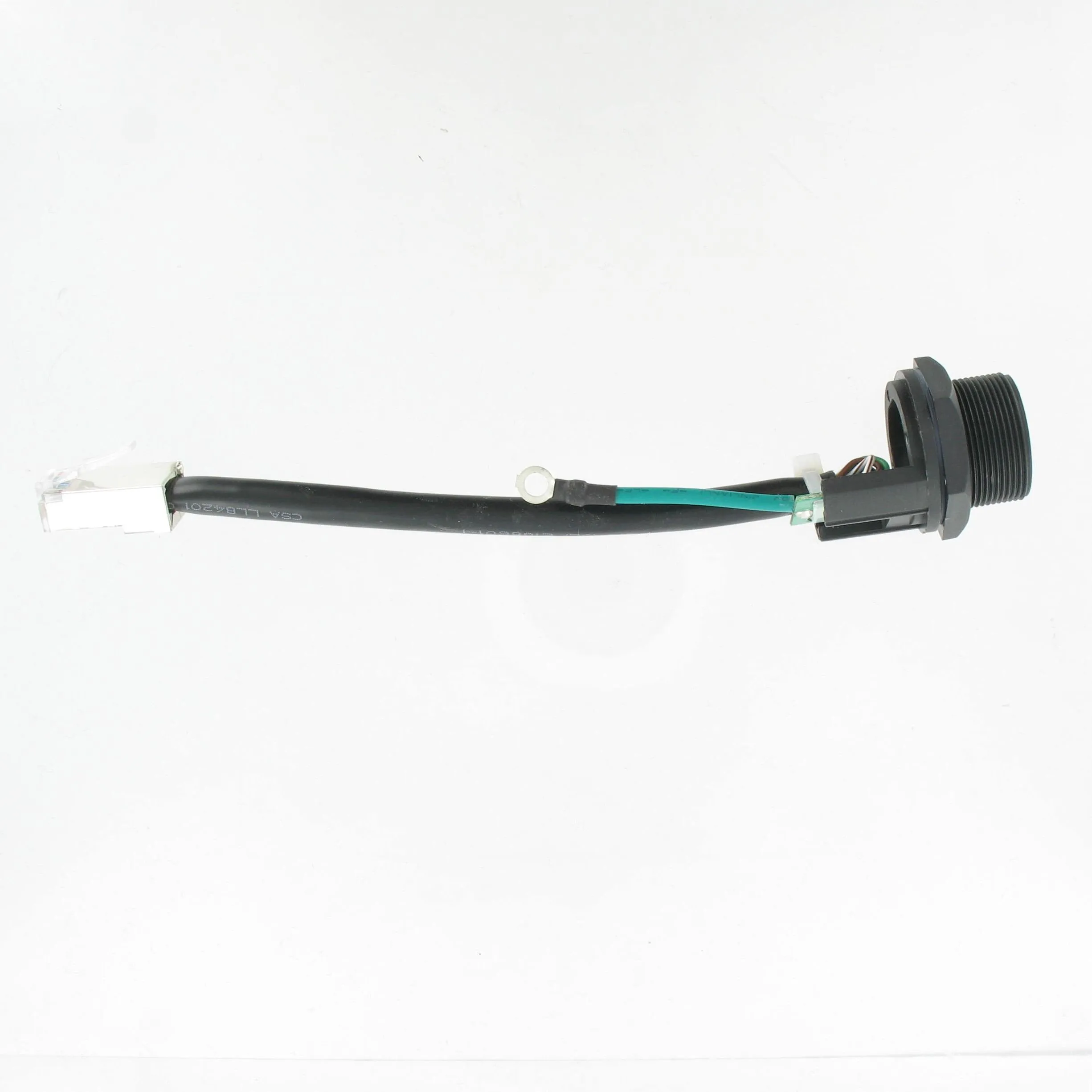 IP67 RJ45 Panel Mated w/proof 100mm lead FTP screw type   earth