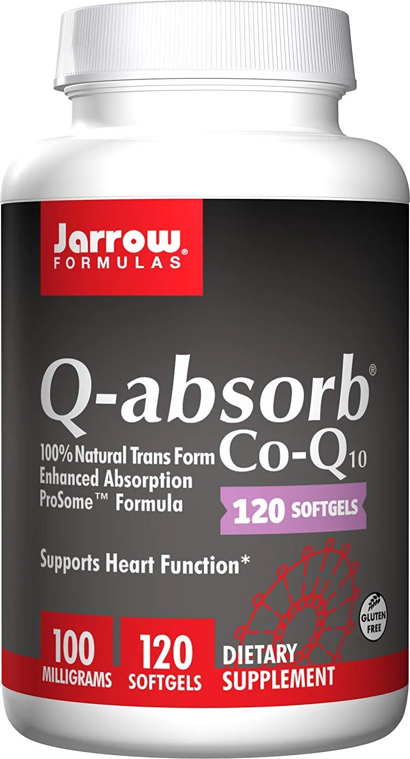 Jarrow Formulas q-absorb Co-Q10, 100 mg, 120 Count (paquete de 3)