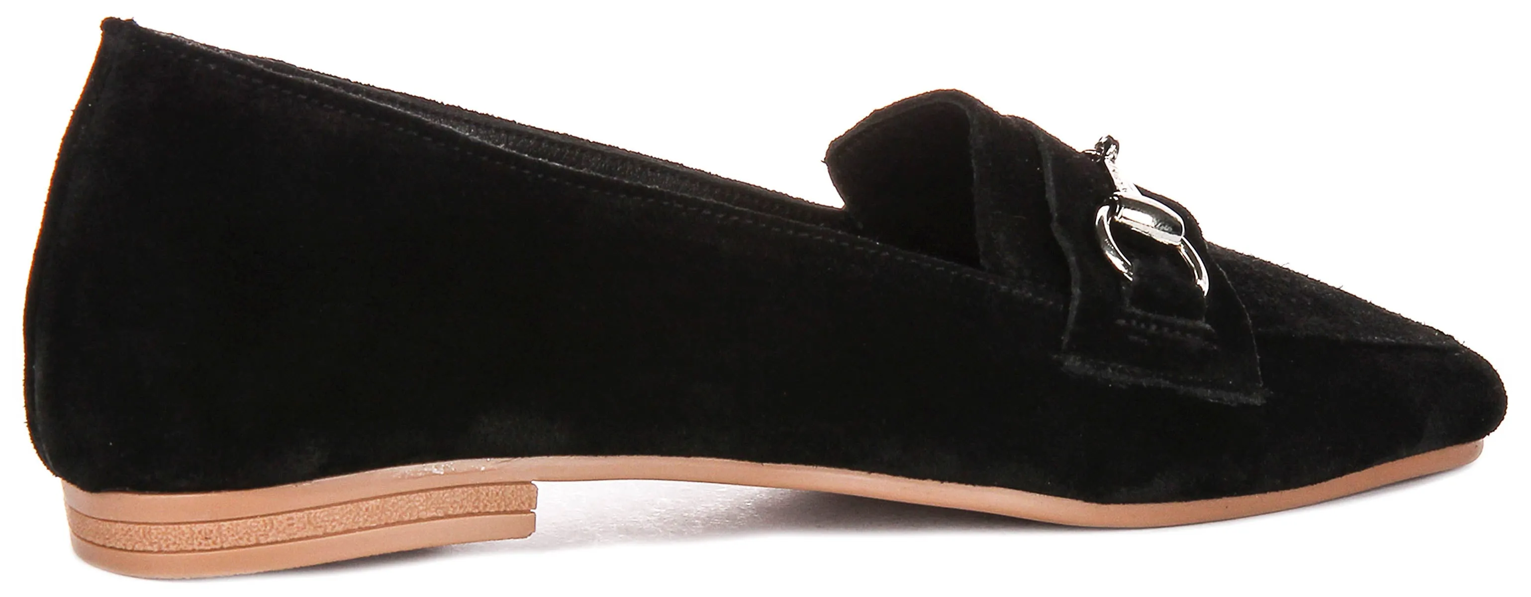 Justinreess England Romy Suede In Black Suede For Women