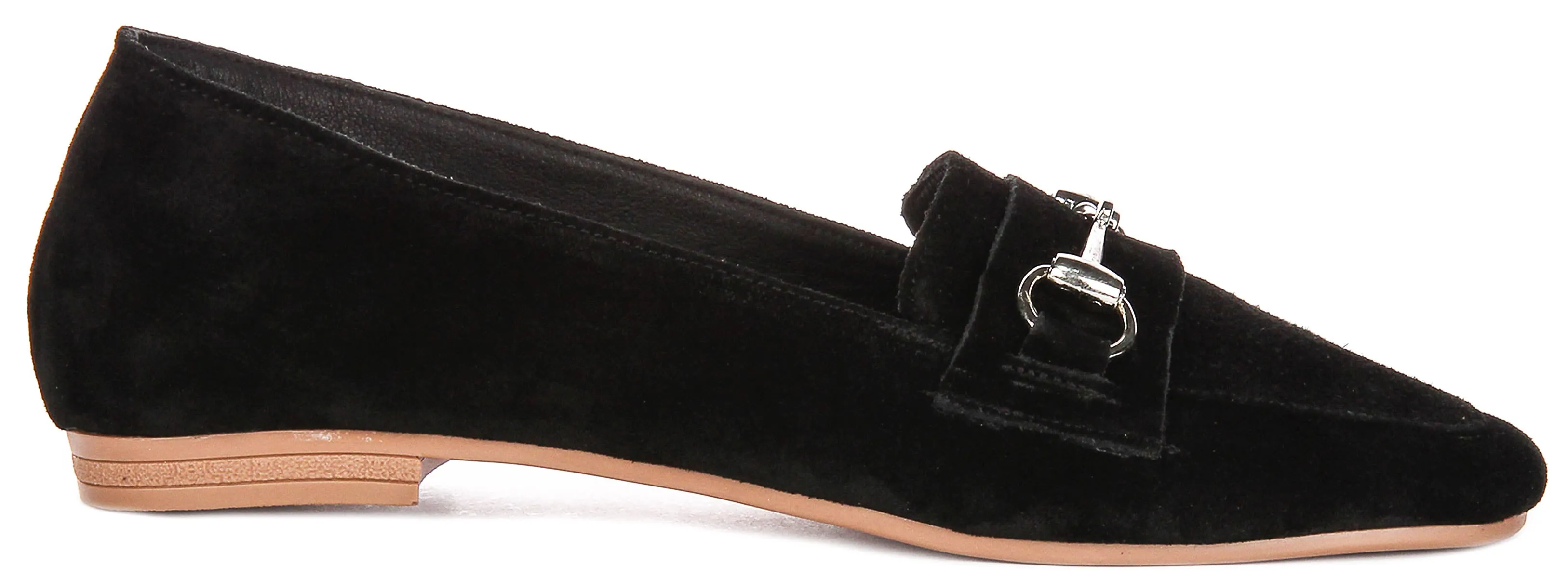Justinreess England Romy Suede In Black Suede For Women