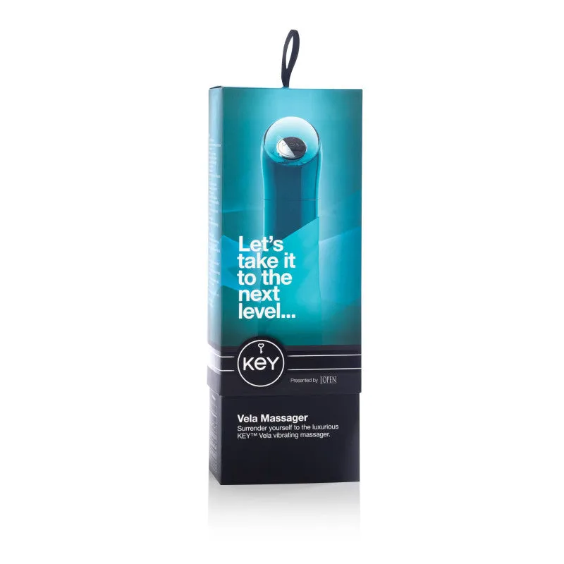 Key Vela Massager - Robin Egg Blue
