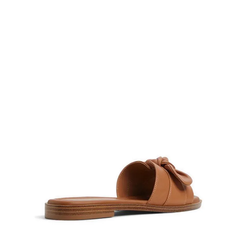 Lavinia Flat Sandals - Medium Brown