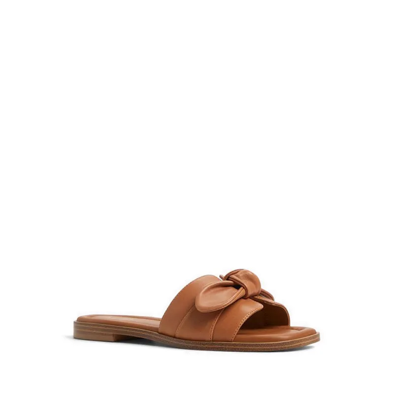 Lavinia Flat Sandals - Medium Brown