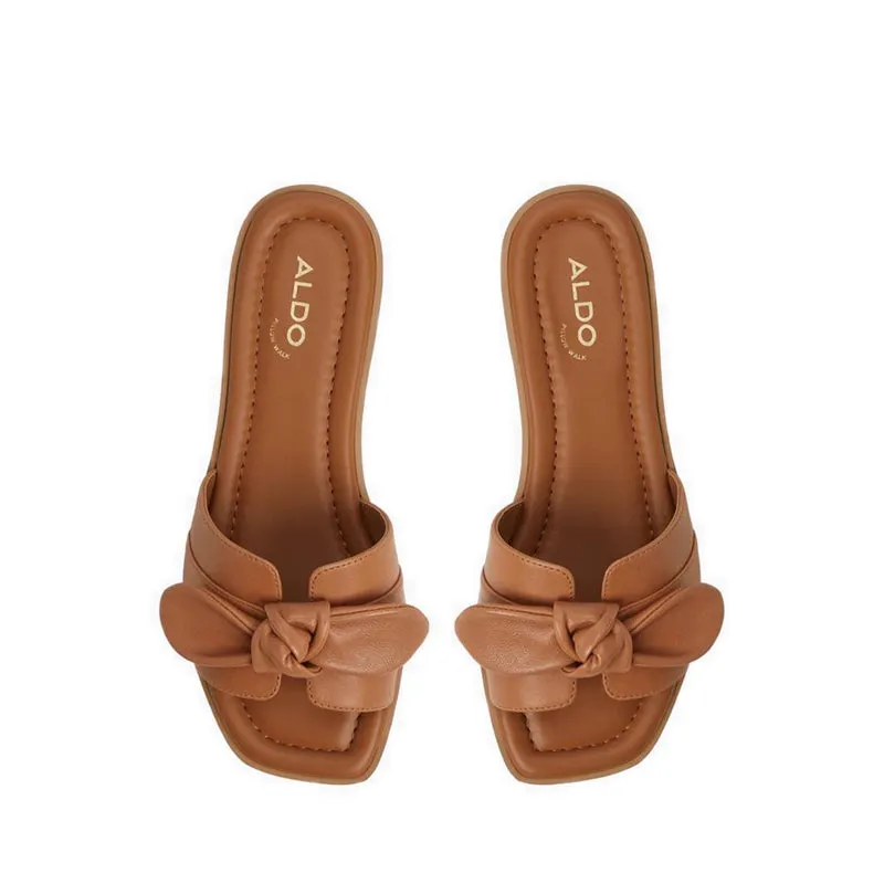 Lavinia Flat Sandals - Medium Brown