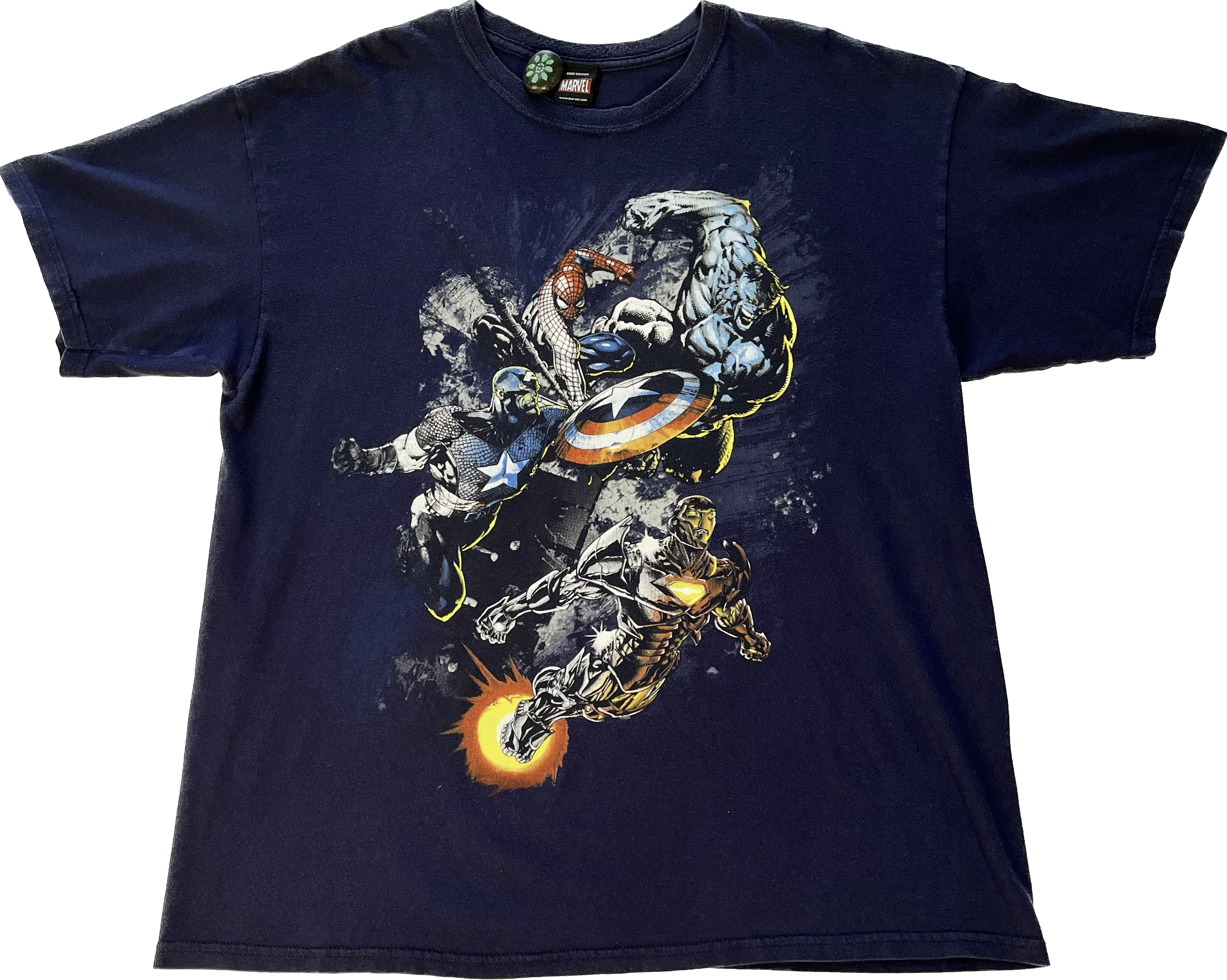 Mad Engine Marvel Graphic Tee 4 Avengers - Blue
