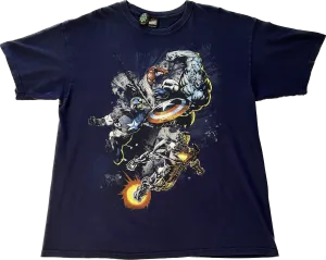 Mad Engine Marvel Graphic Tee 4 Avengers - Blue