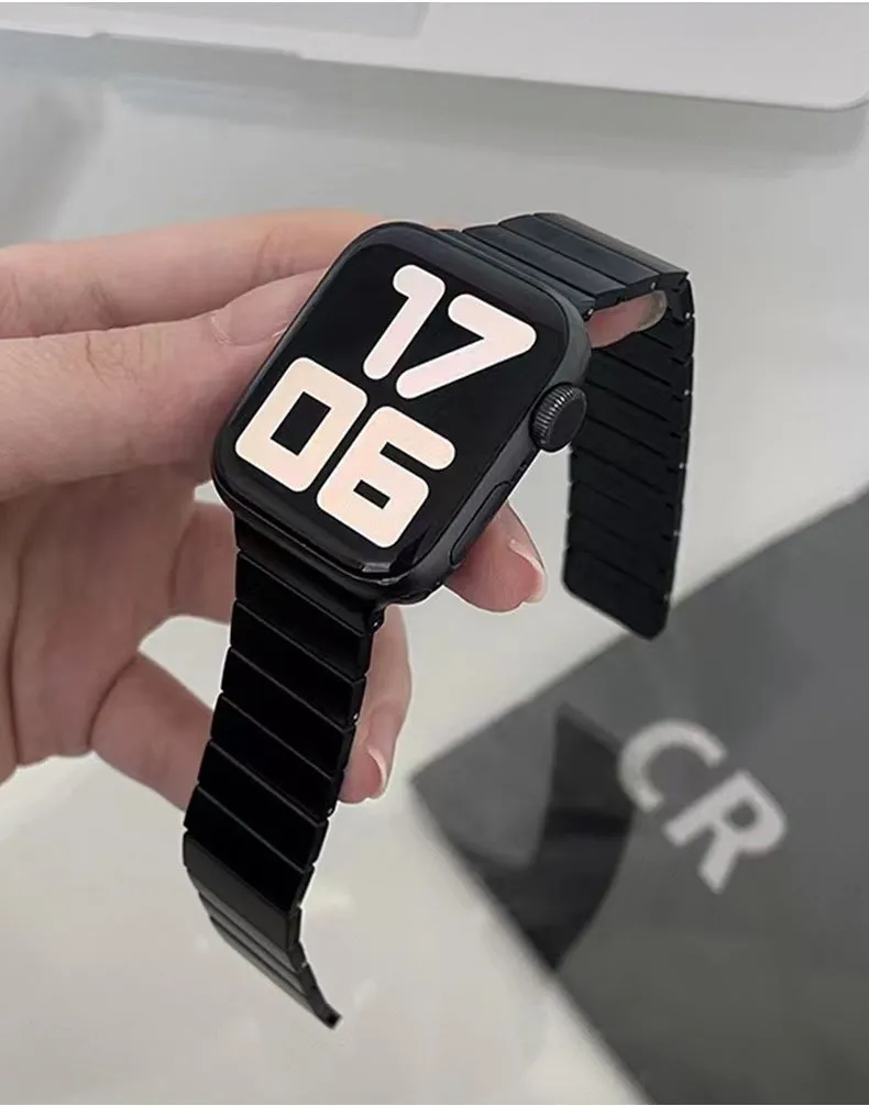 Magnetically Absorb A Bamboo Knot Iwatch Watch Strap
