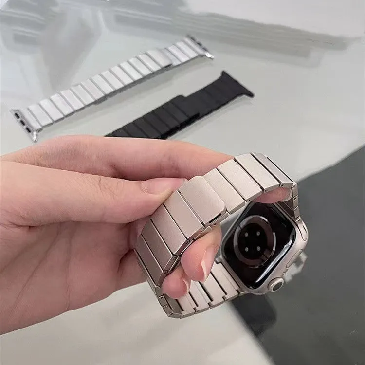 Magnetically Absorb A Bamboo Knot Iwatch Watch Strap