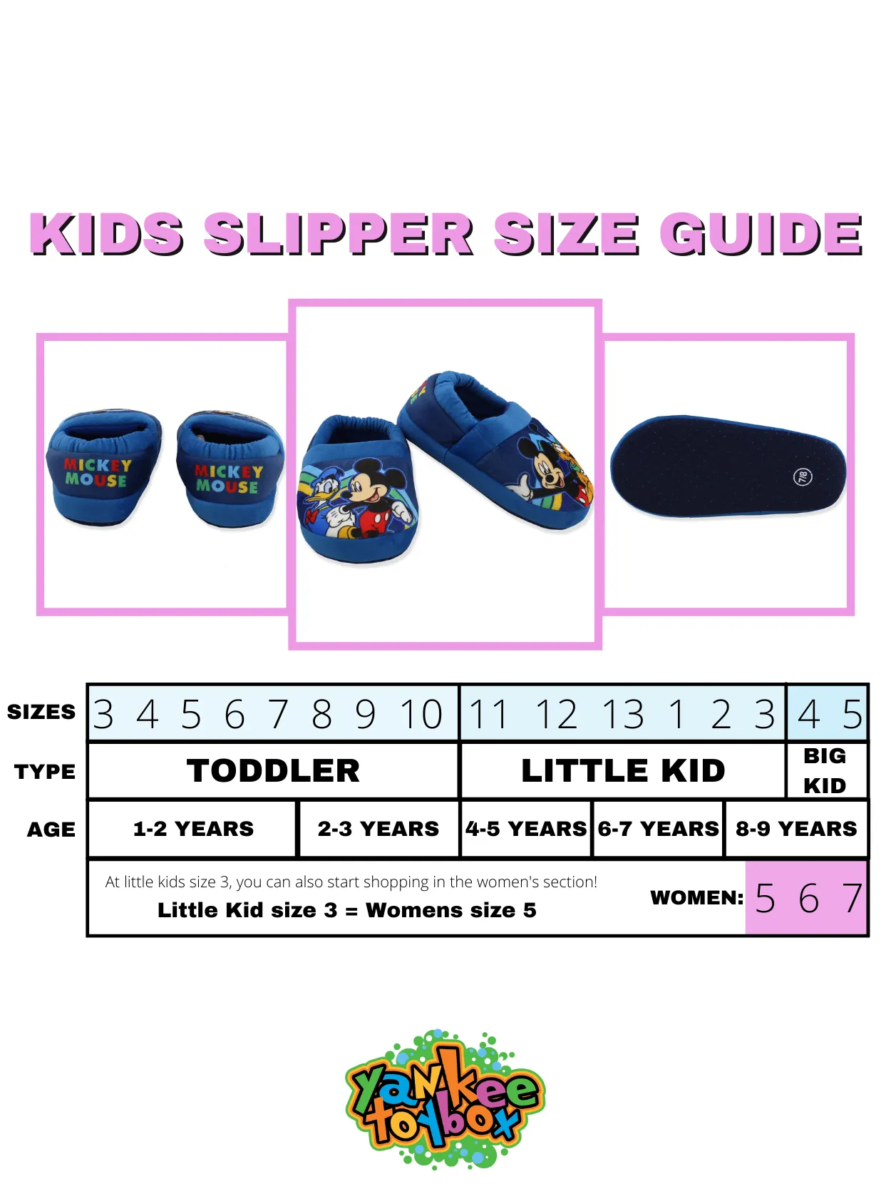 Mickey Mouse and Friends Plush A-Line Slippers