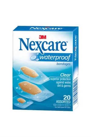 Nexcare Waterproof Bandage Assorted 20pk